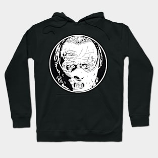 HANNIBAL LECTER - Silence of the Lambs (Circle Black and White) Hoodie